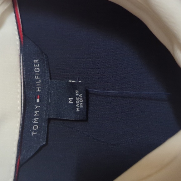 Tommy Hilfiger Icons Rugby Shirtdress Navy/Burgundy Size M NWT MSRP $119 - Picture 8 of 12